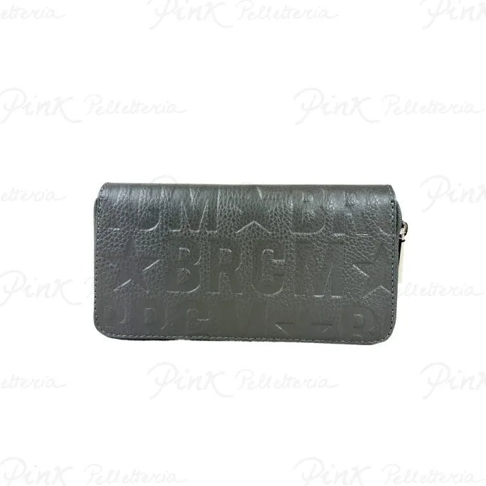-M*BRC Macro Plus Portafogli Doppio in Pelle T621 Grigio