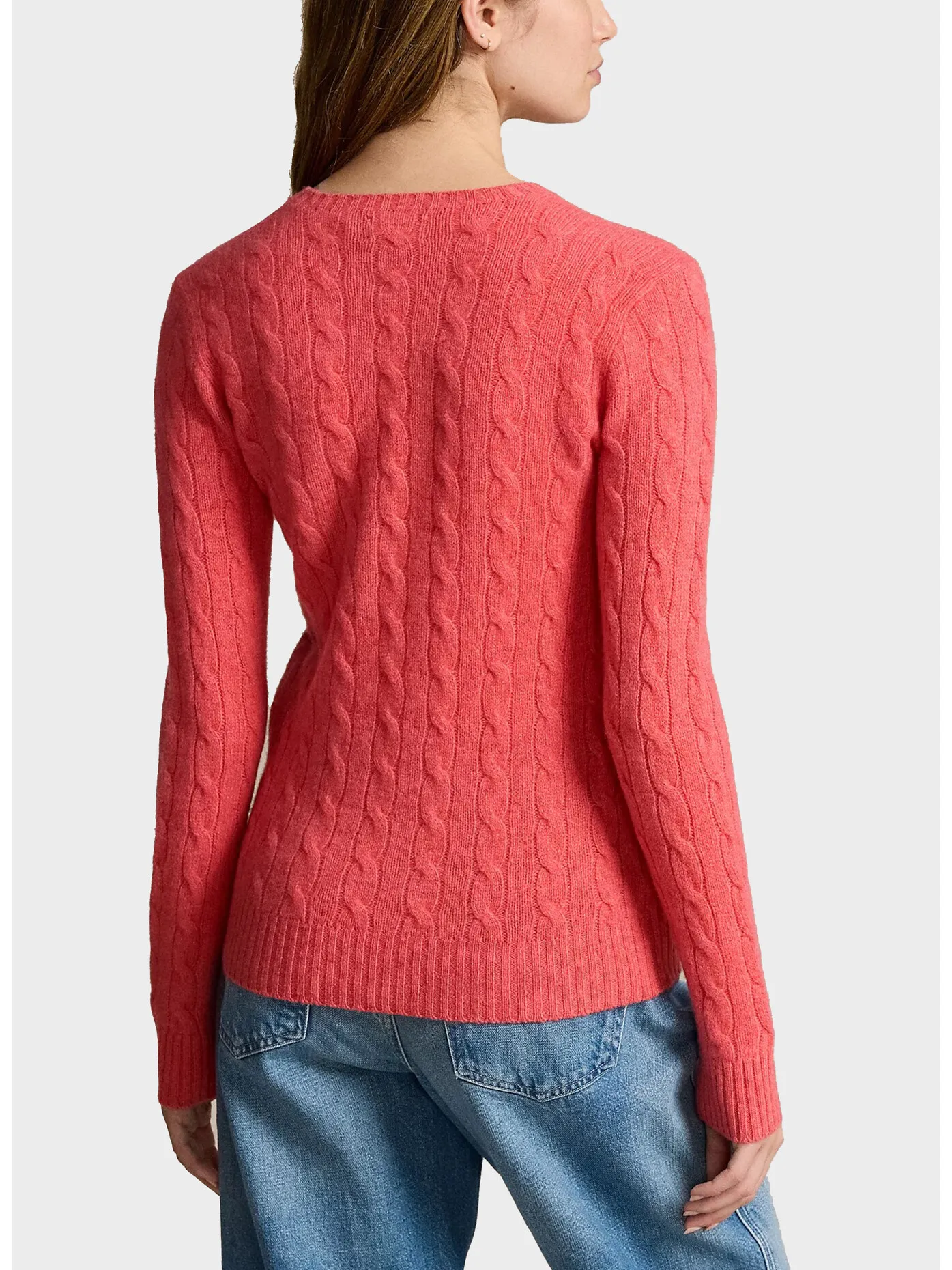     -POLO RALPH LAUREN    -MAGLIONE GIROCOLLO TRECCIATO-