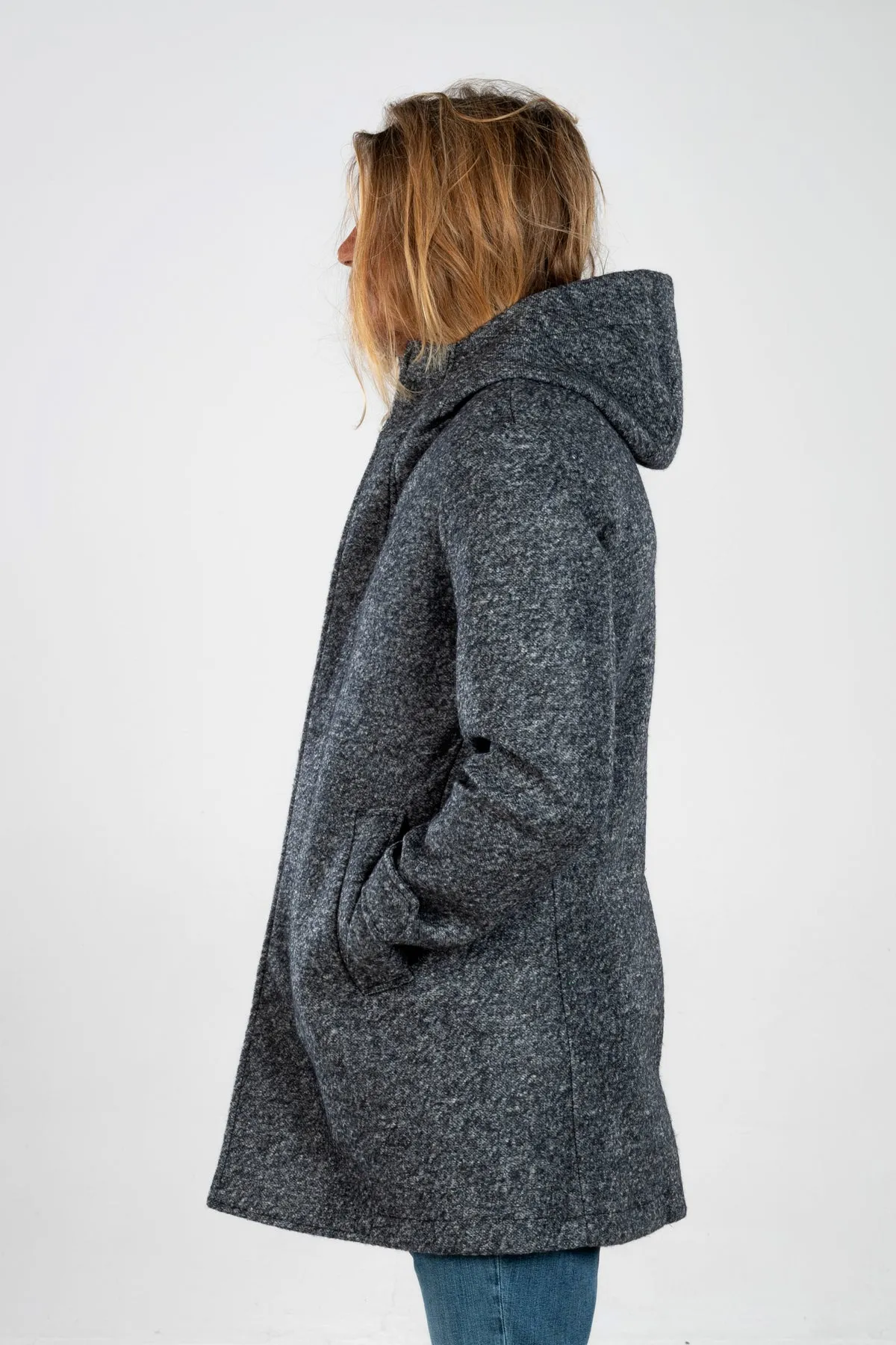  0861 Cappotto casual 0861 blu made in italy  