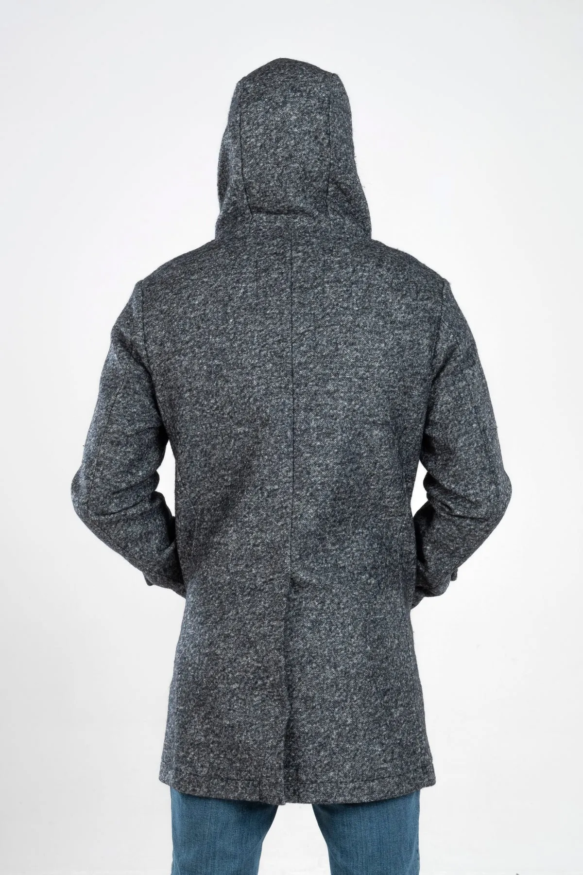  0861 Cappotto casual 0861 blu made in italy  