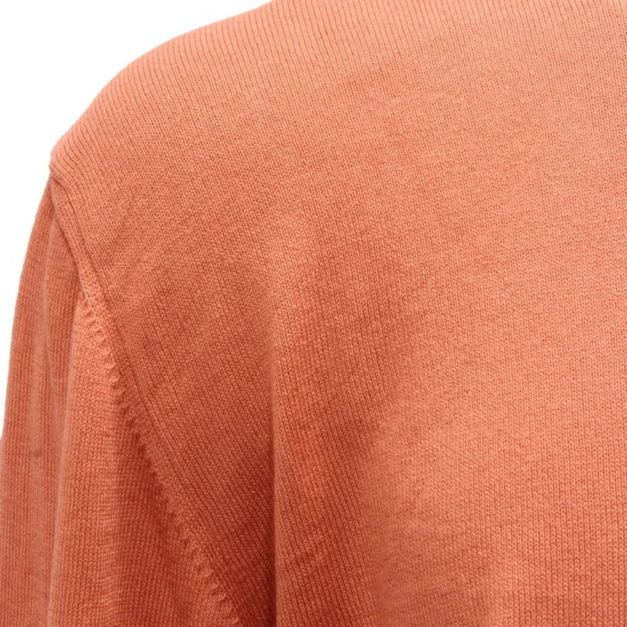 0866AI maglione uomo ACQUAPURA man cotton sweater rust