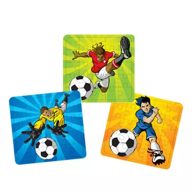 1 puzzle calcio 13 x 12cm