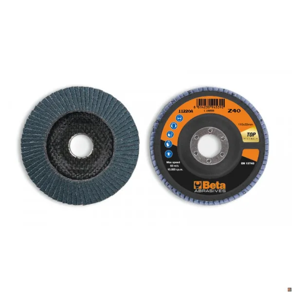 11220A 80 - CF. 10PZ DISCHI MONO-LAM ZIRC. SC/FV ø115 GR80 LP BETA UTENSILI 112200008