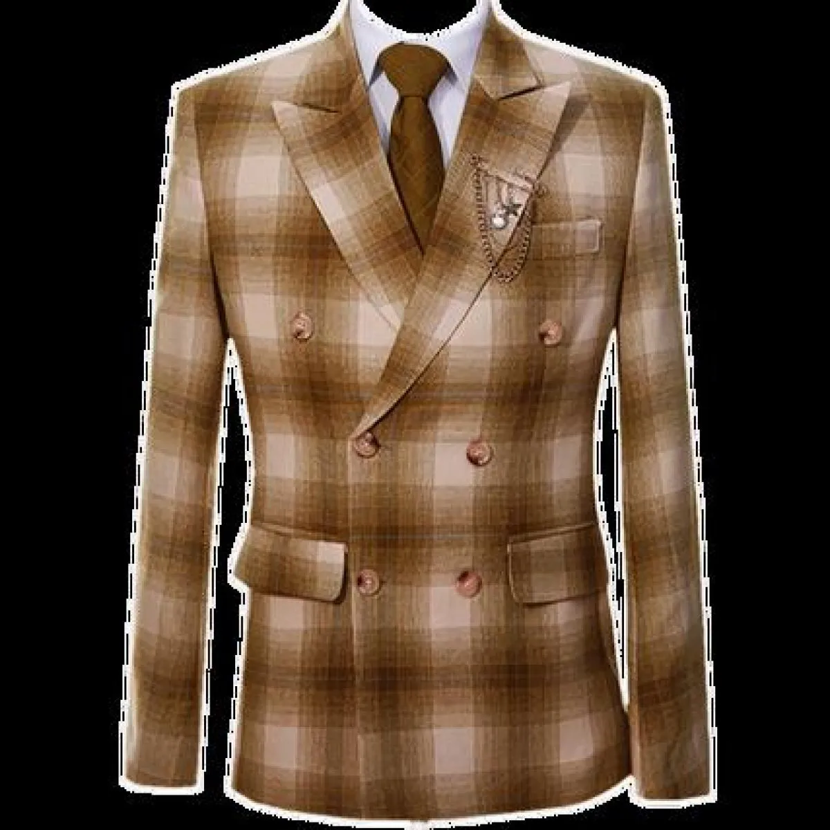 2023 Blazer da uomo in lino verde chiaro a quadri scozzesi doppio petto cappotto in tre pezzi pantaloni gilet slim fit casual gr