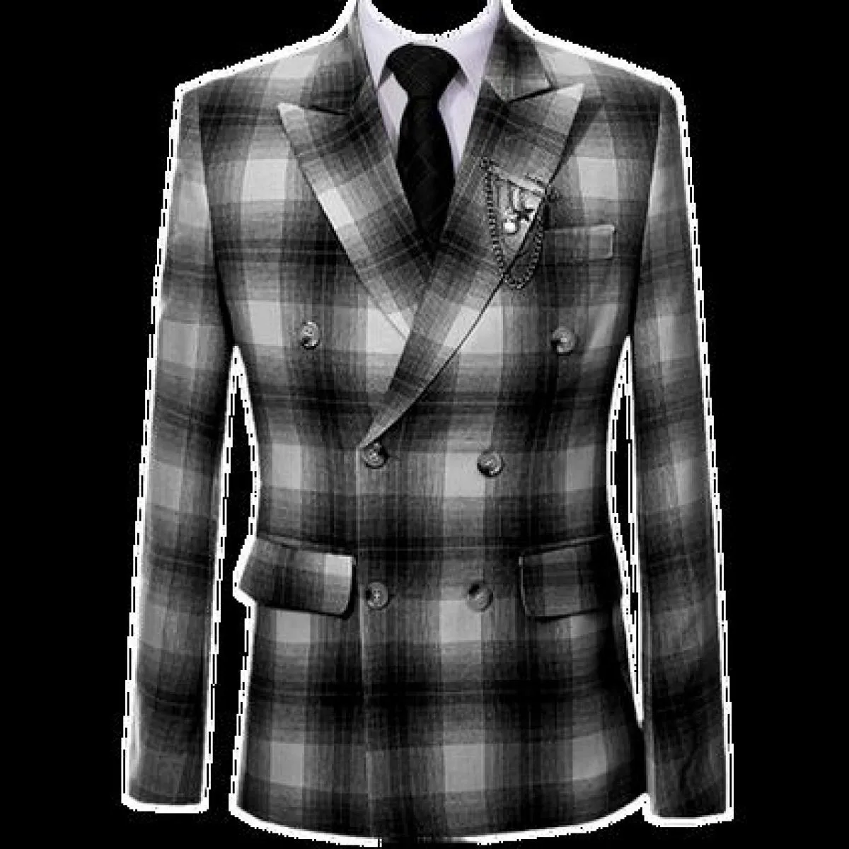 2023 Blazer da uomo in lino verde chiaro a quadri scozzesi doppio petto cappotto in tre pezzi pantaloni gilet slim fit casual gr