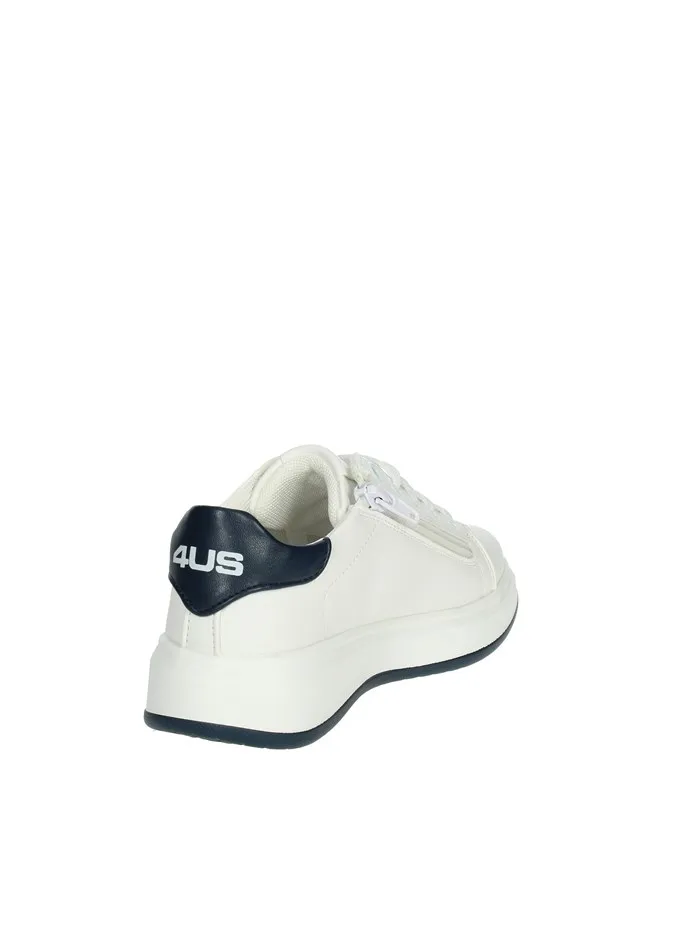 4US PACIOTTI  SNEAKERS BASSA 42700 BIANCO/BLU
