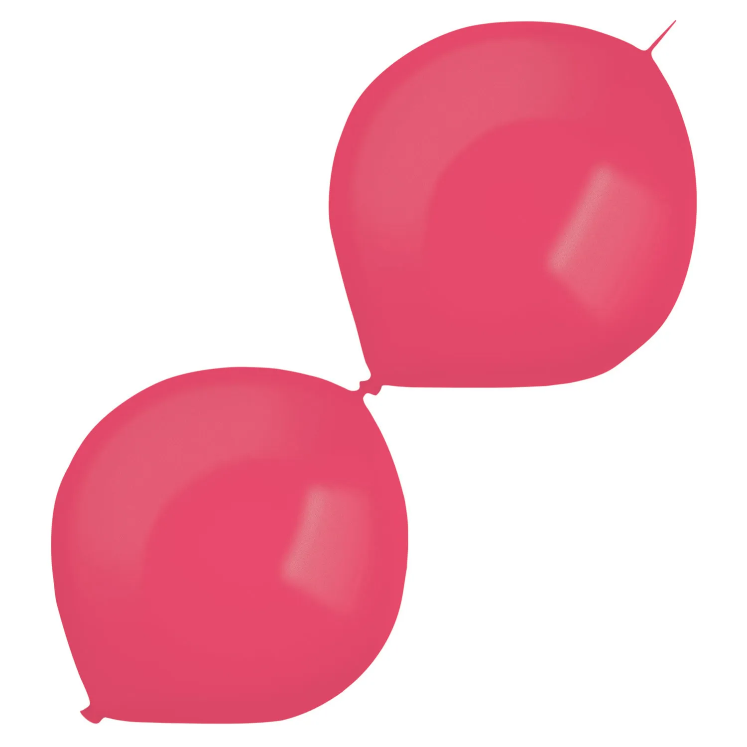 50 palloncini ghirlanda metallica rosa 30 cm
