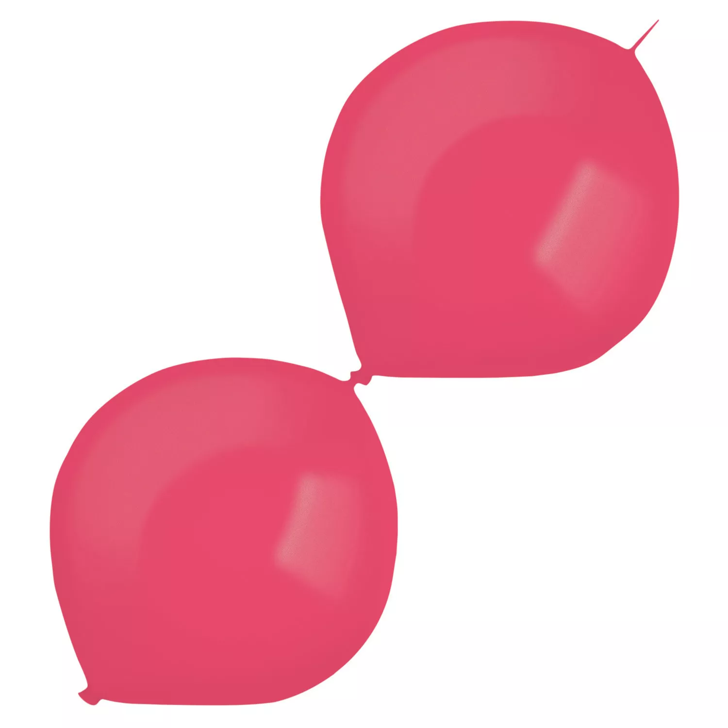 50 palloncini ghirlanda metallica rosa 30 cm