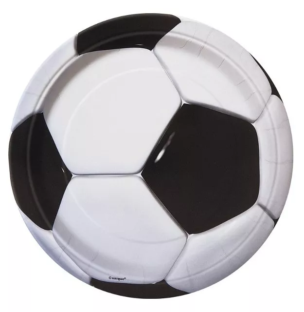 8 piatti calcio 18 cm