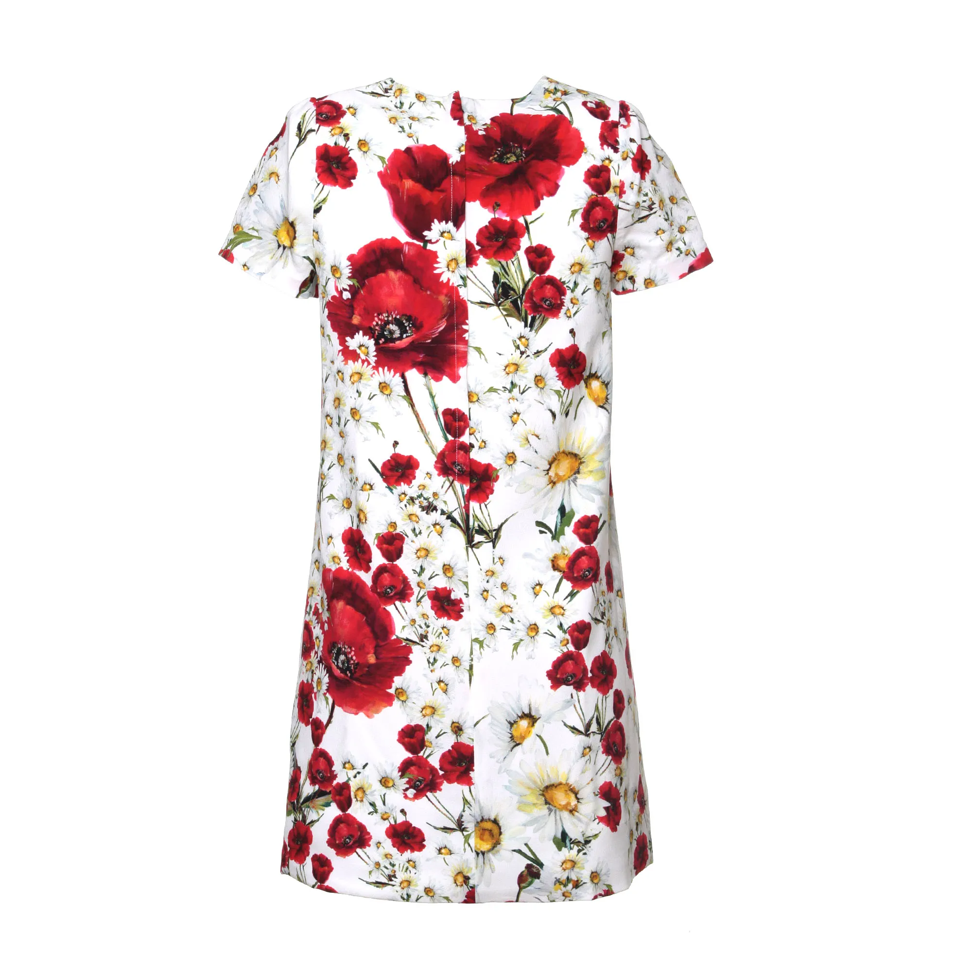 Abito Broccato Stampa Floreale Collezione Sfilata