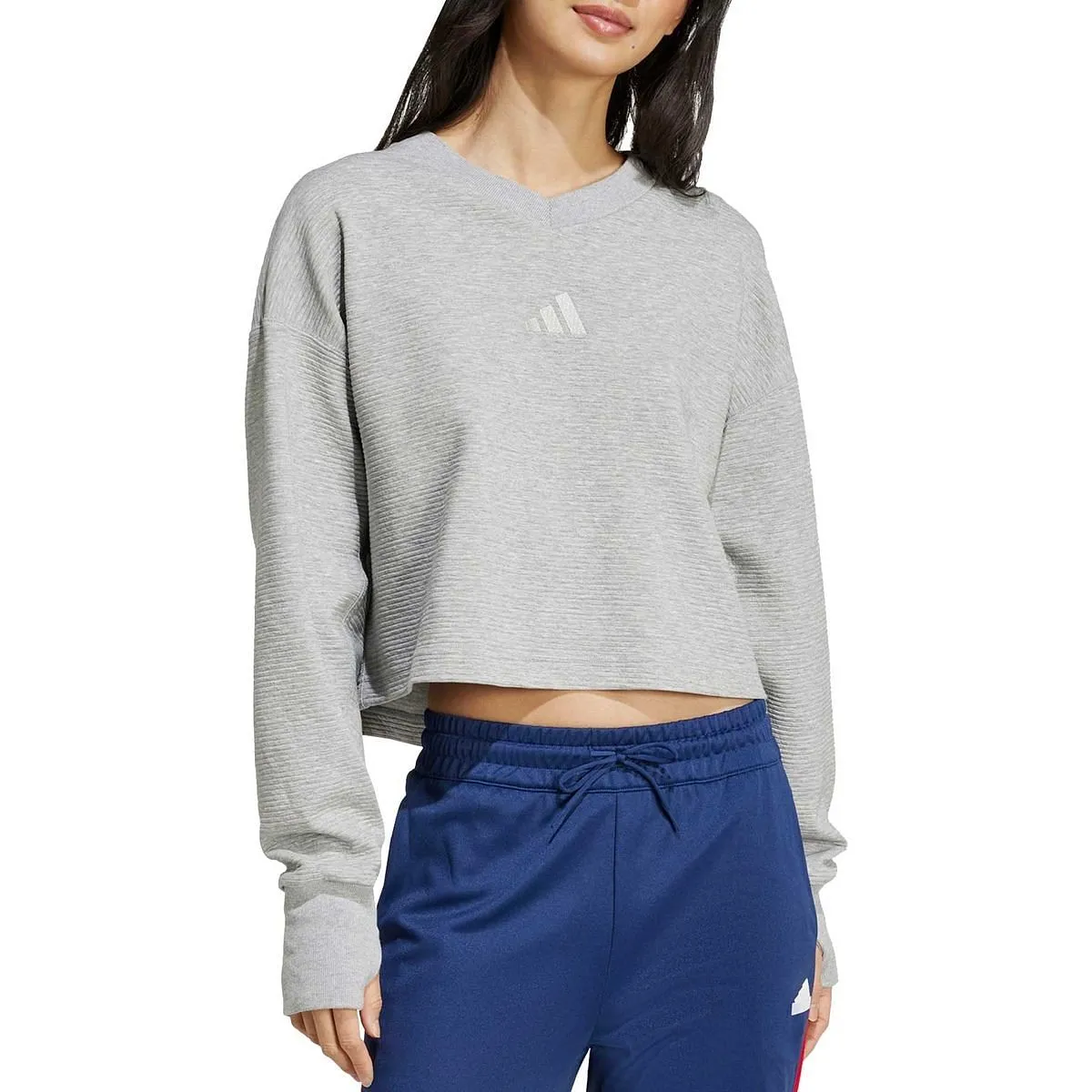      ADIDAS FELPA CROP SCOOLO A V ALL SZN DONNA  