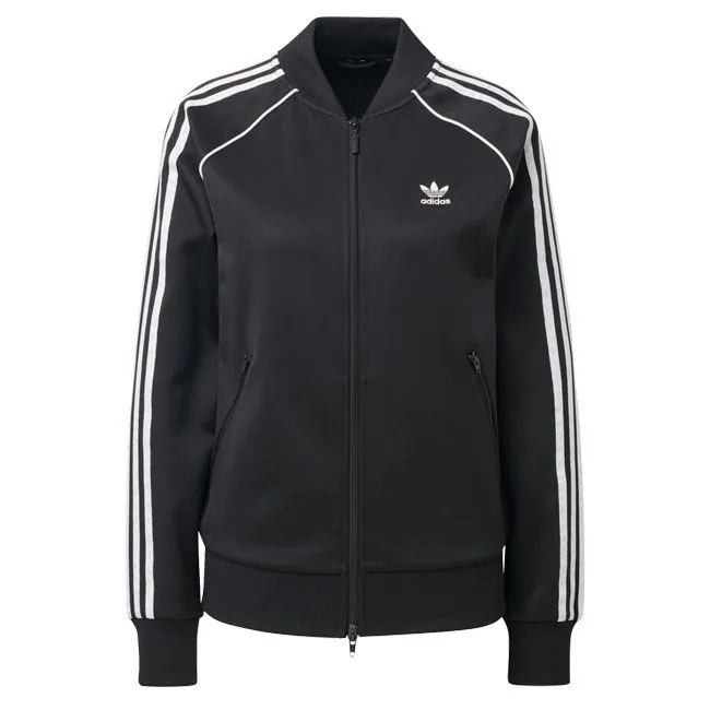 Adidas Giacca Adicolor Donna Nero Bianco