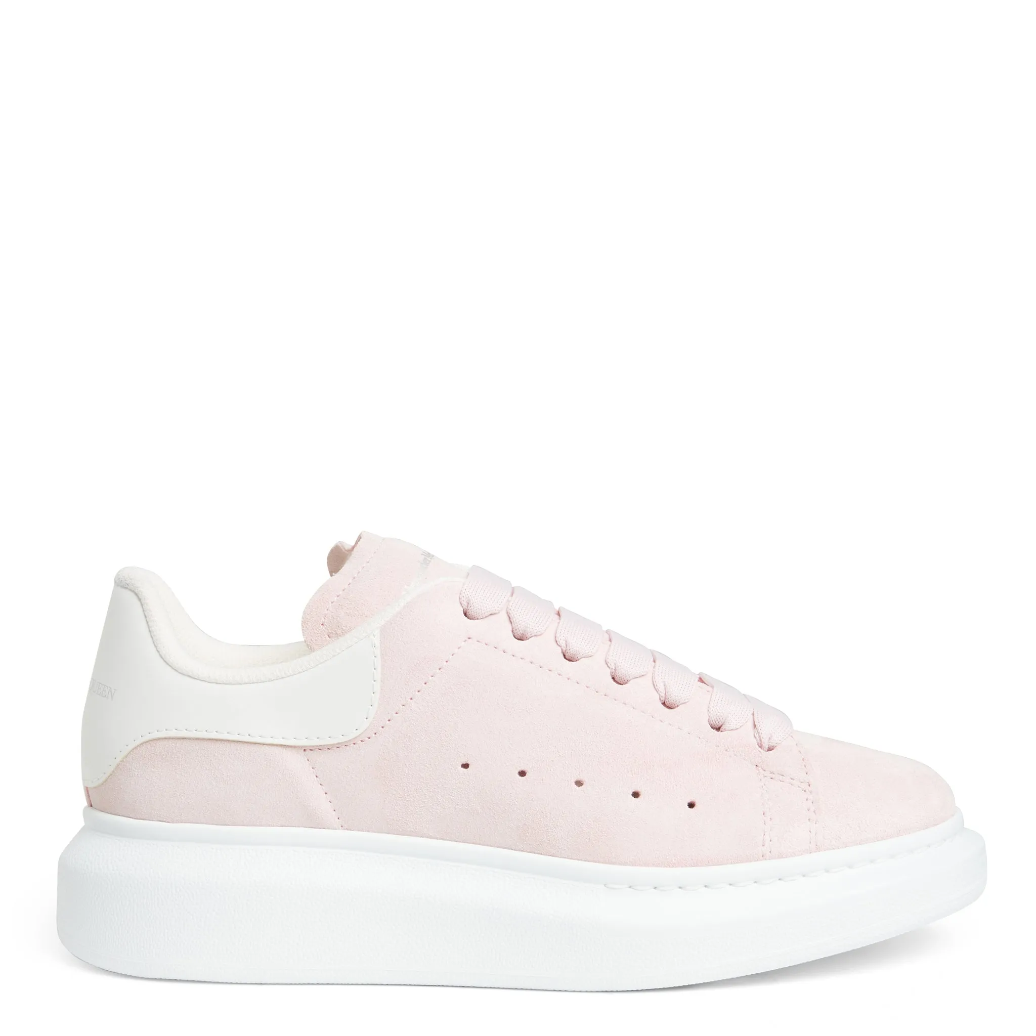 ALEXANDER MCQUEEN  Sneakers oversize in suede rosa