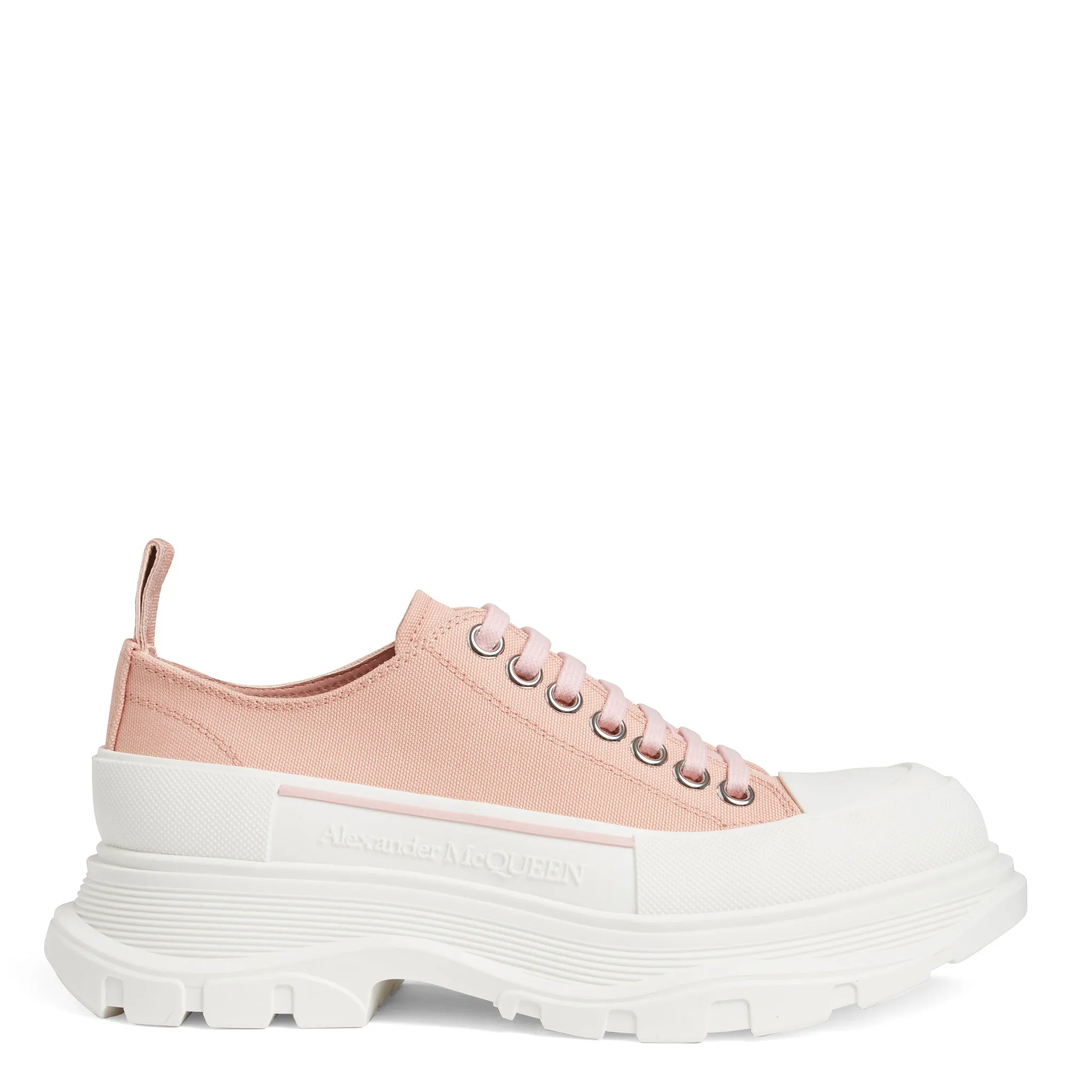 ALEXANDER MCQUEEN  Sneakers ''Tread Slick'' in tessuto rosa