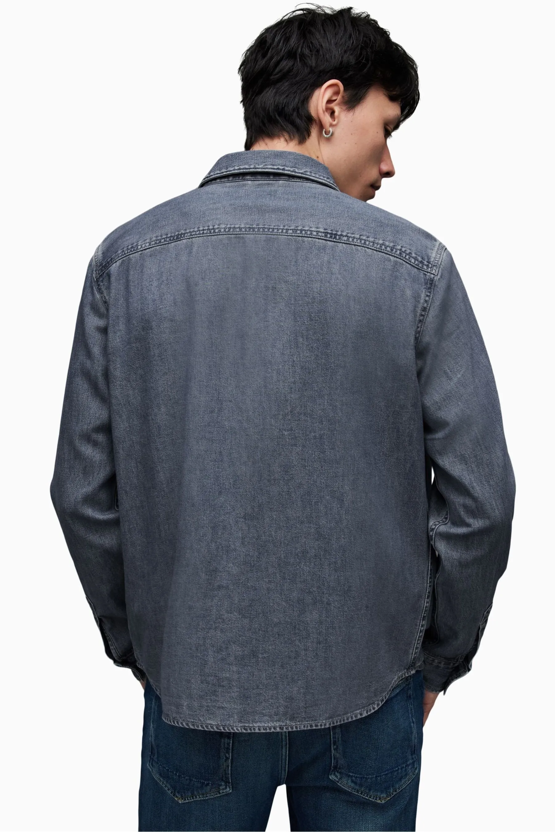AllSaints - Elm - Camicia slavata