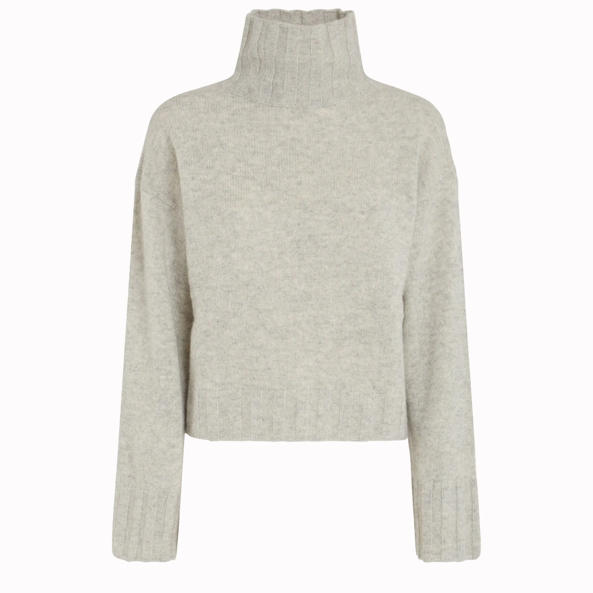 ALLUDE  Maglione in cashmere grigio