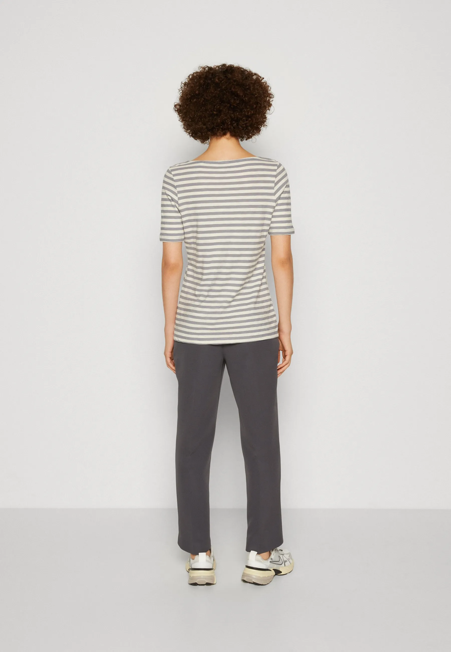 BOAT NECK STRIPED - T-shirt con stampa