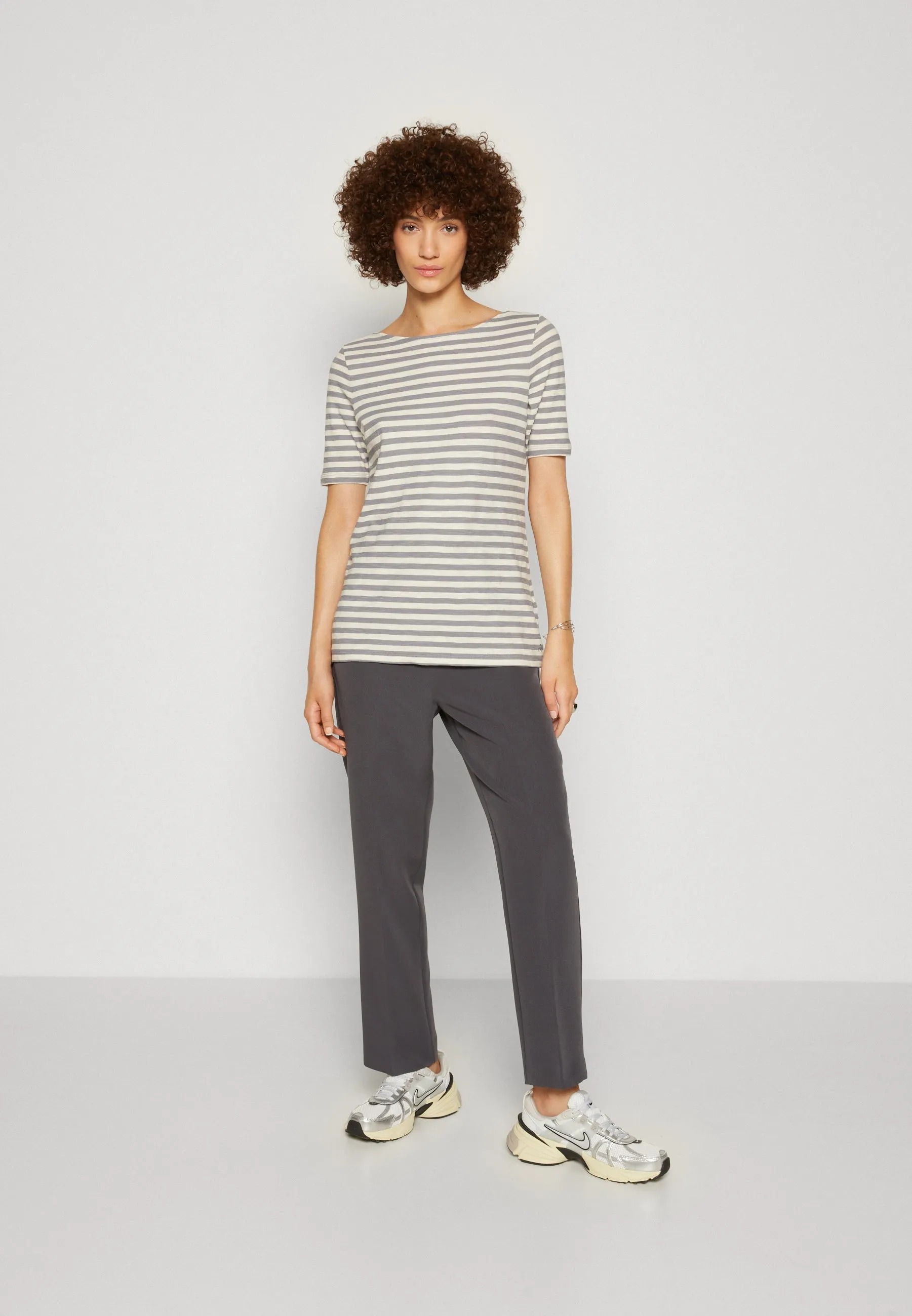 BOAT NECK STRIPED - T-shirt con stampa