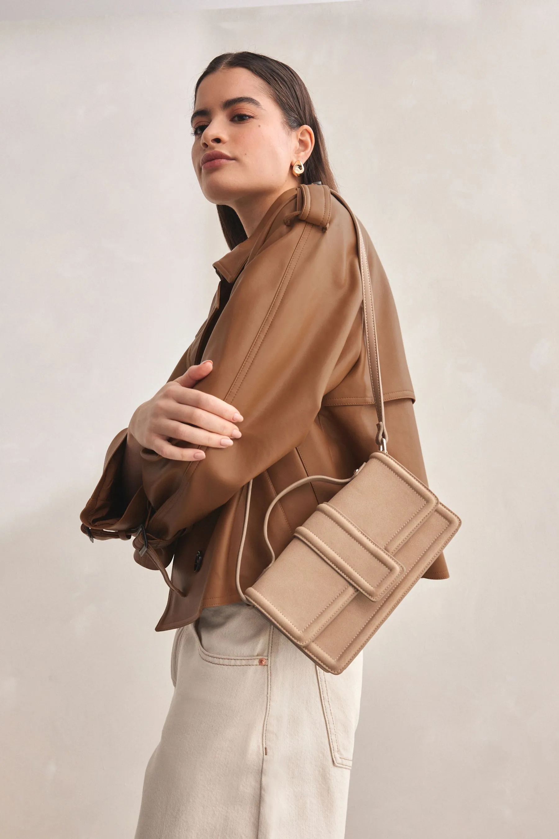 Borsa a tracolla con manico    