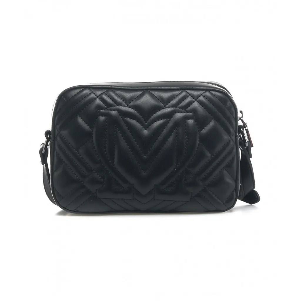 Borsa a tracolla trapuntata nero