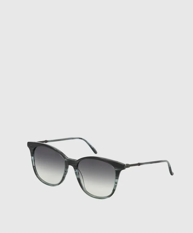 Bottega Veneta Occhiali da sole sfumati grafite BV0132S30001672