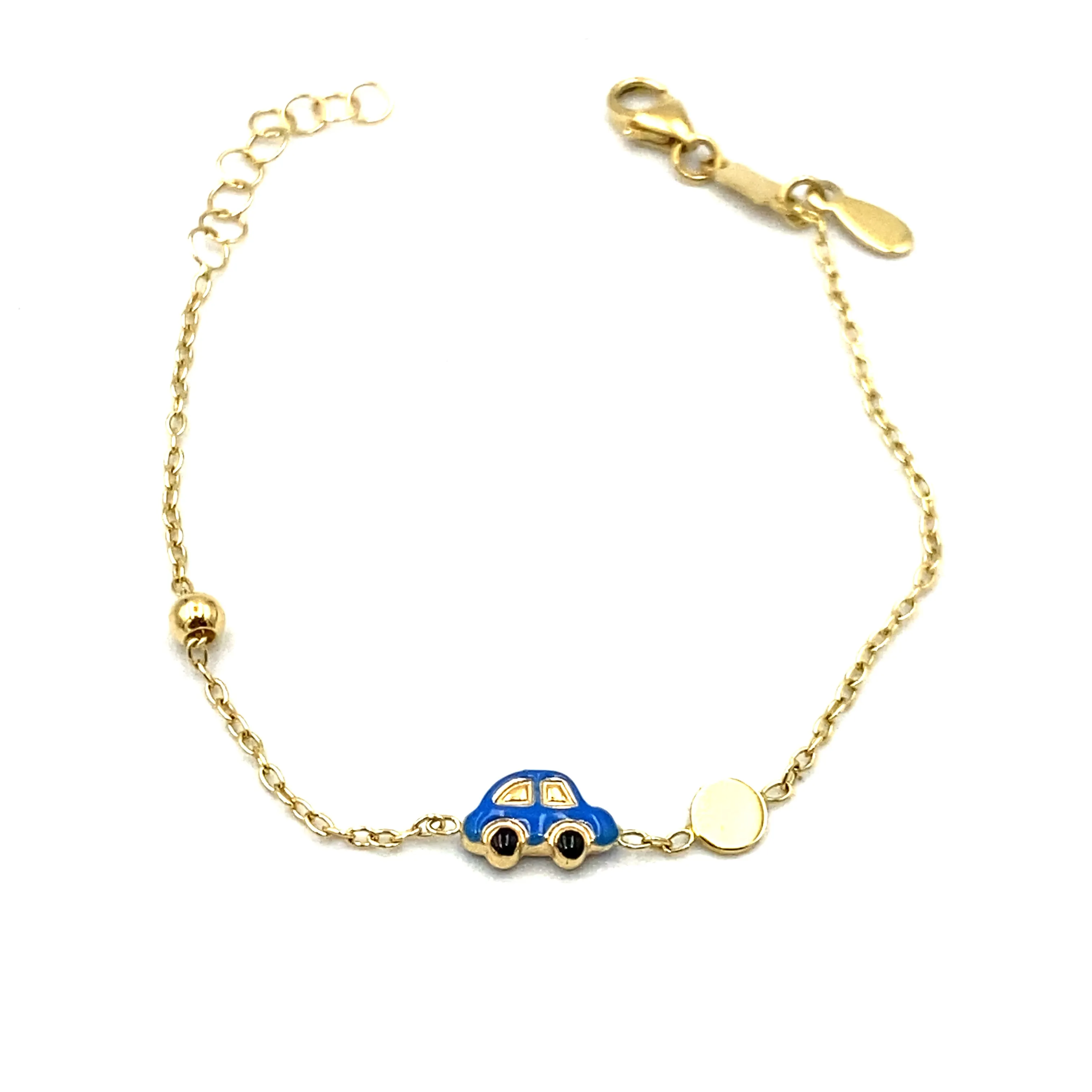 Bracciale Oro Giallo Macchina Bimbo