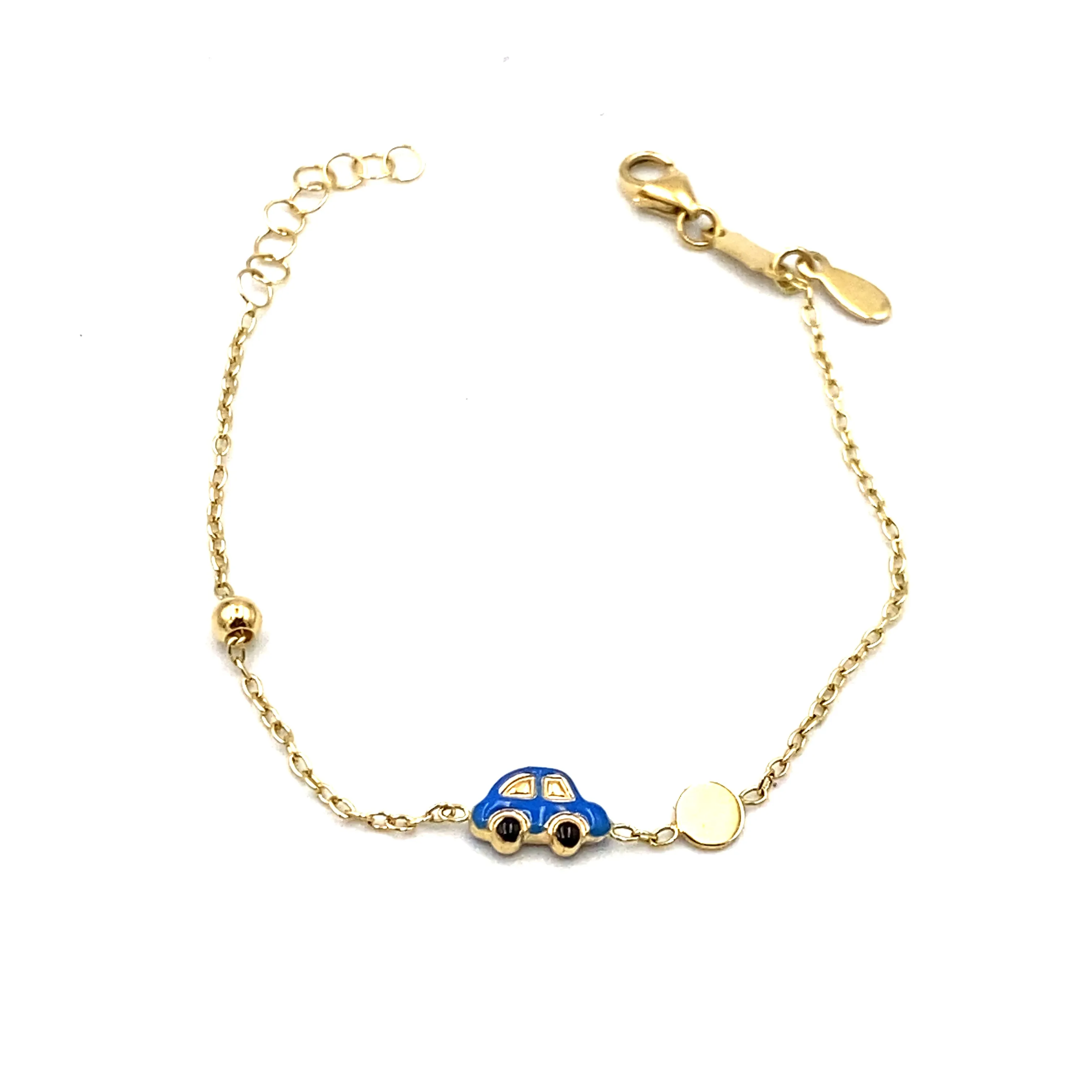 Bracciale Oro Giallo Macchina Bimbo