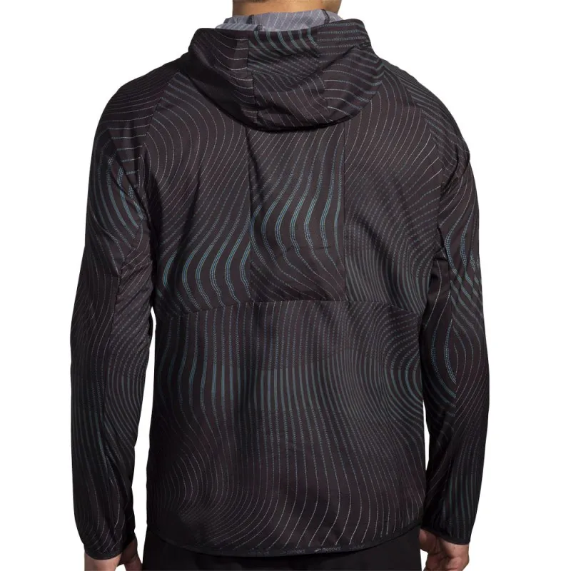 Brooks Giacca Running Canopy Nero Uomo