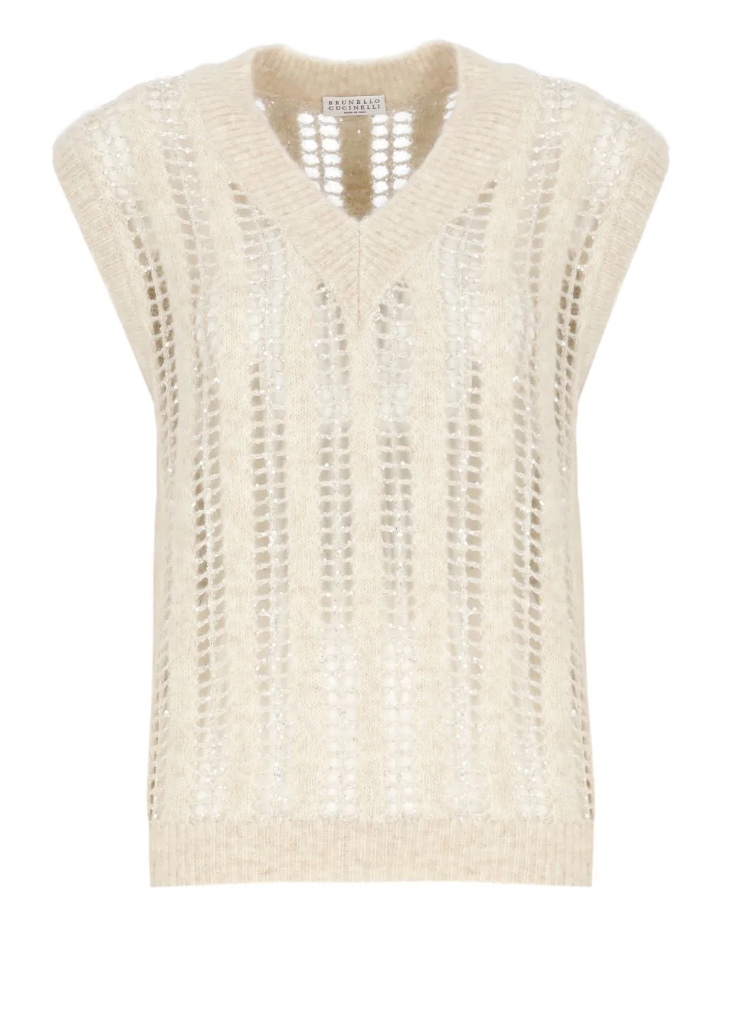  Brunello Cucinelli Gilet con paillettes 
