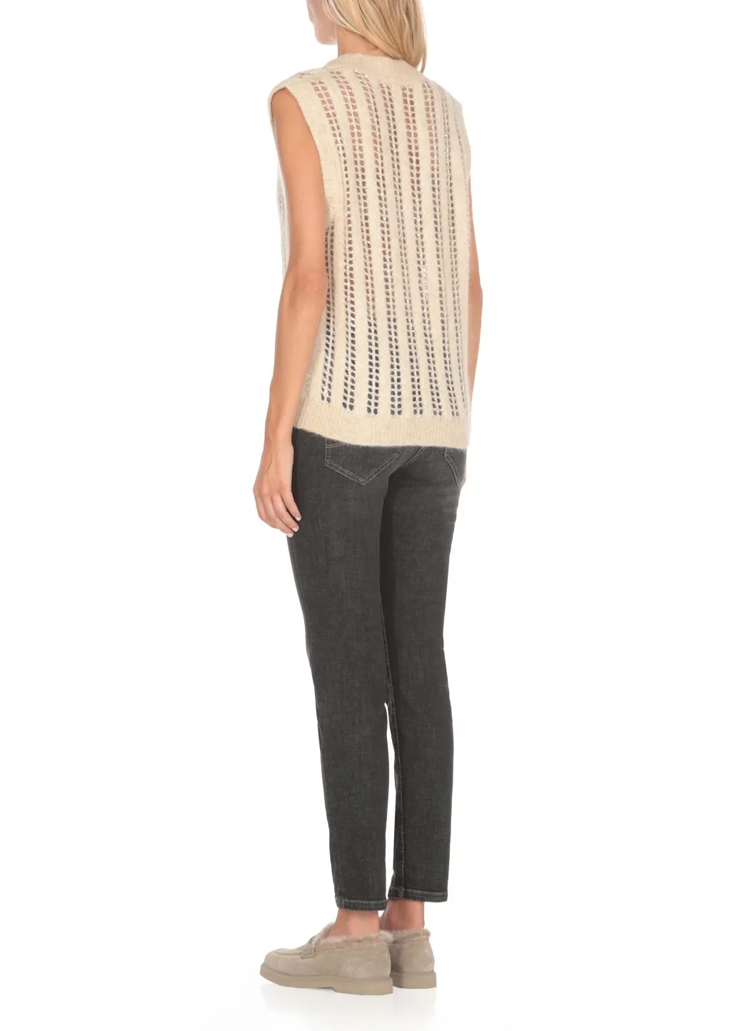  Brunello Cucinelli Gilet con paillettes 