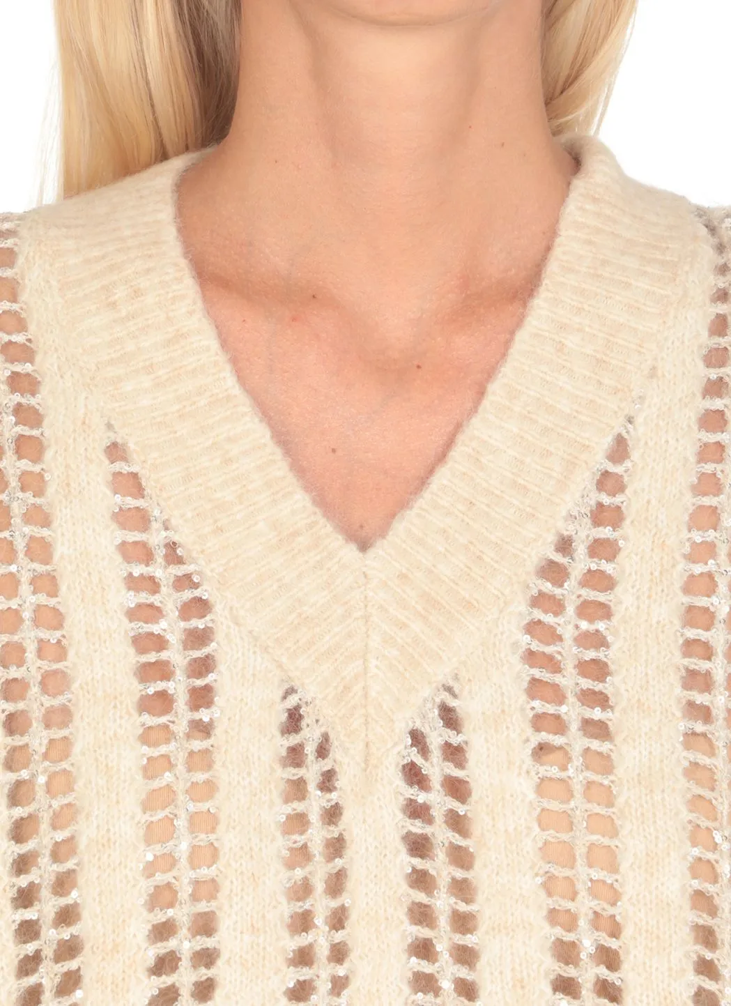  Brunello Cucinelli Gilet con paillettes 