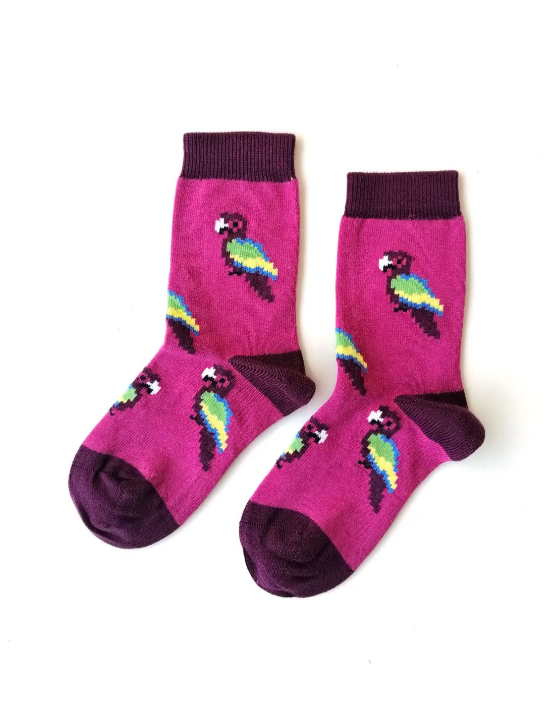 CALZINI IN COTONE BIOLOGICO "PAPPAGALLO"