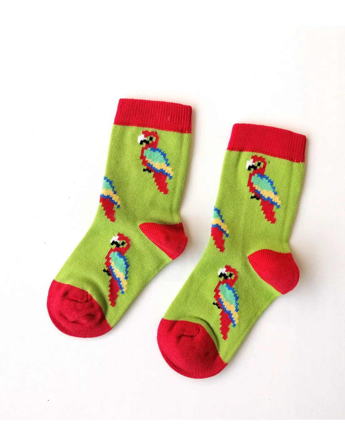 CALZINI IN COTONE BIOLOGICO "PAPPAGALLO"