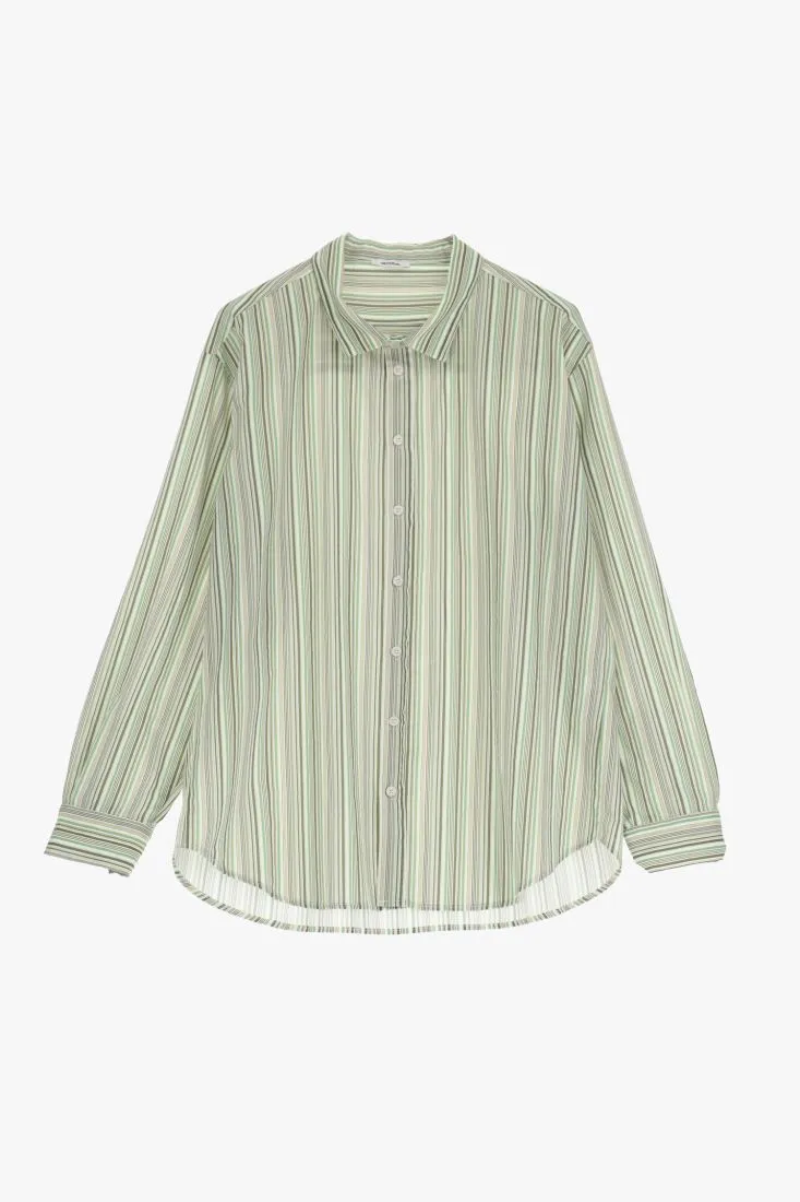 Camicia a righe sottili