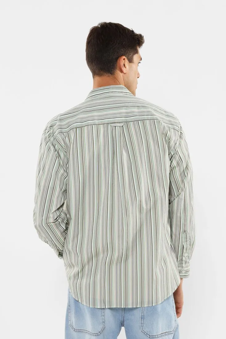 Camicia a righe sottili