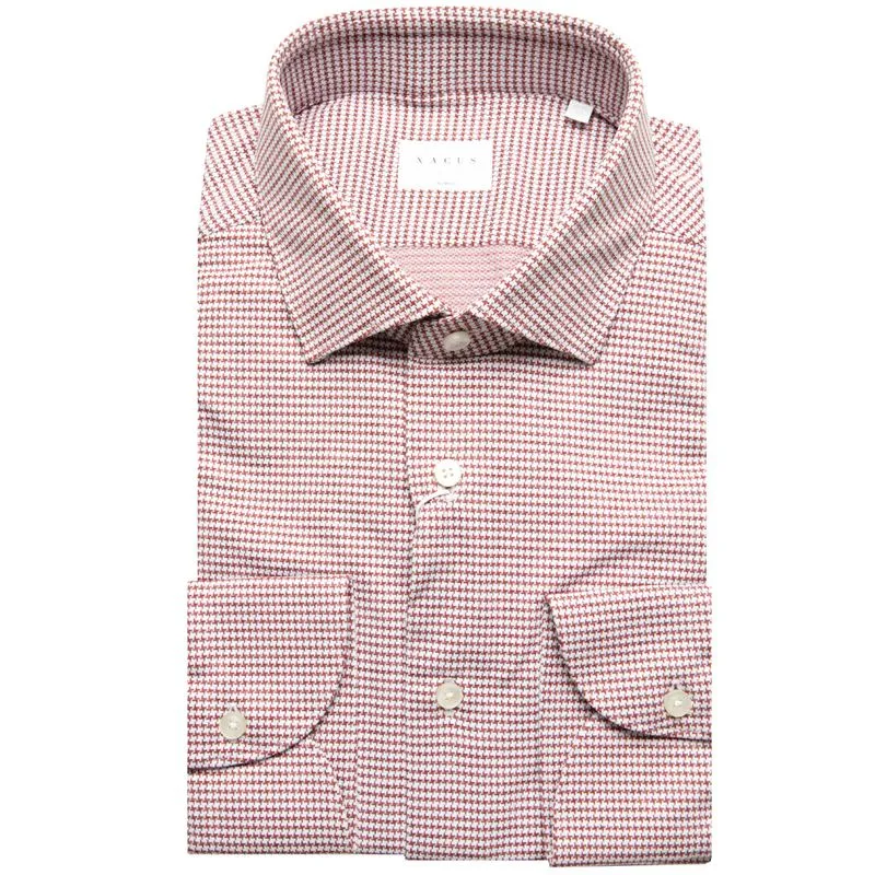 Camicia Active stampa pied de poule 