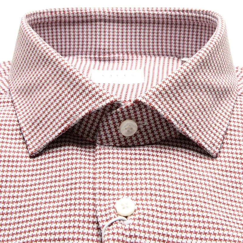 Camicia Active stampa pied de poule 