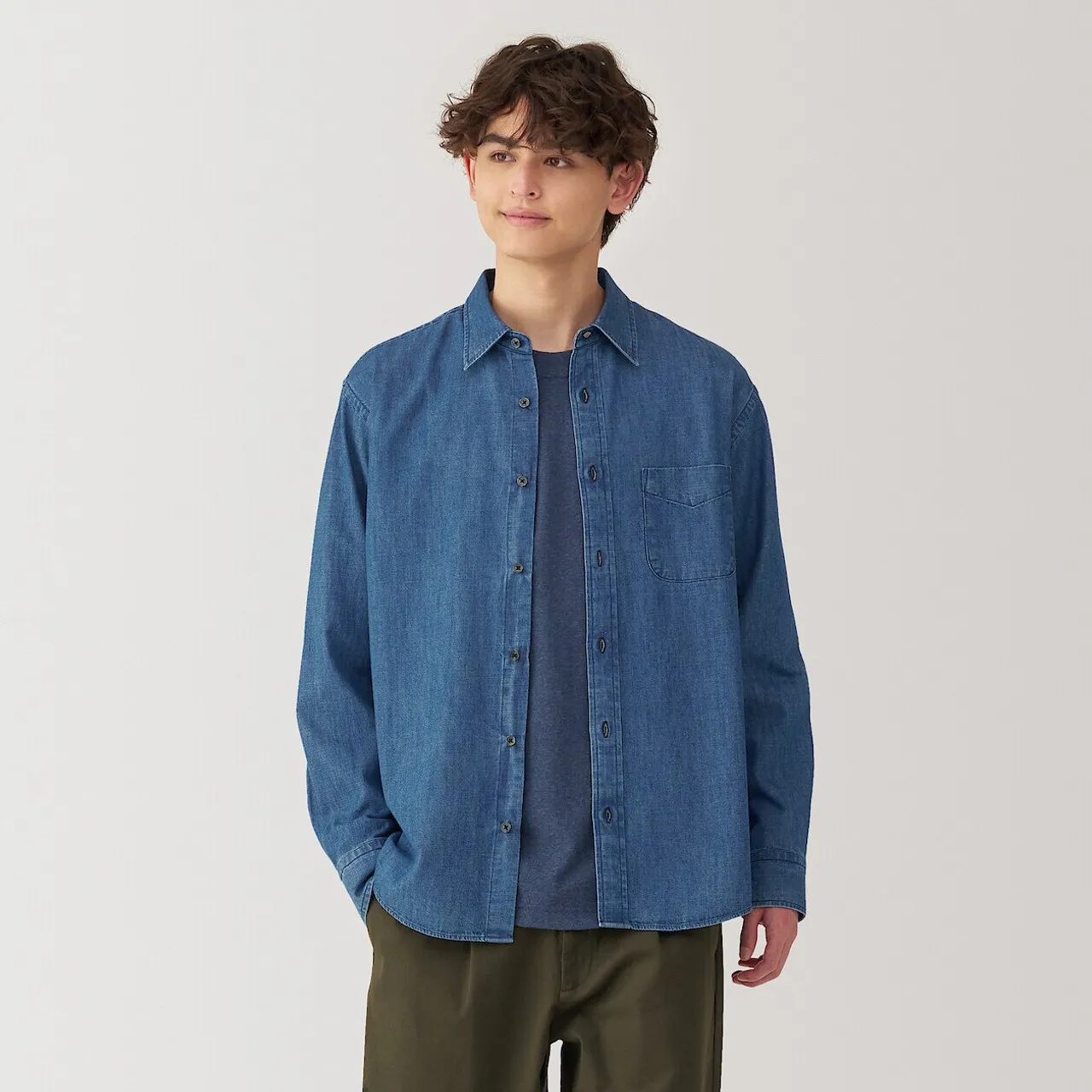Camicia di jeans da uomo