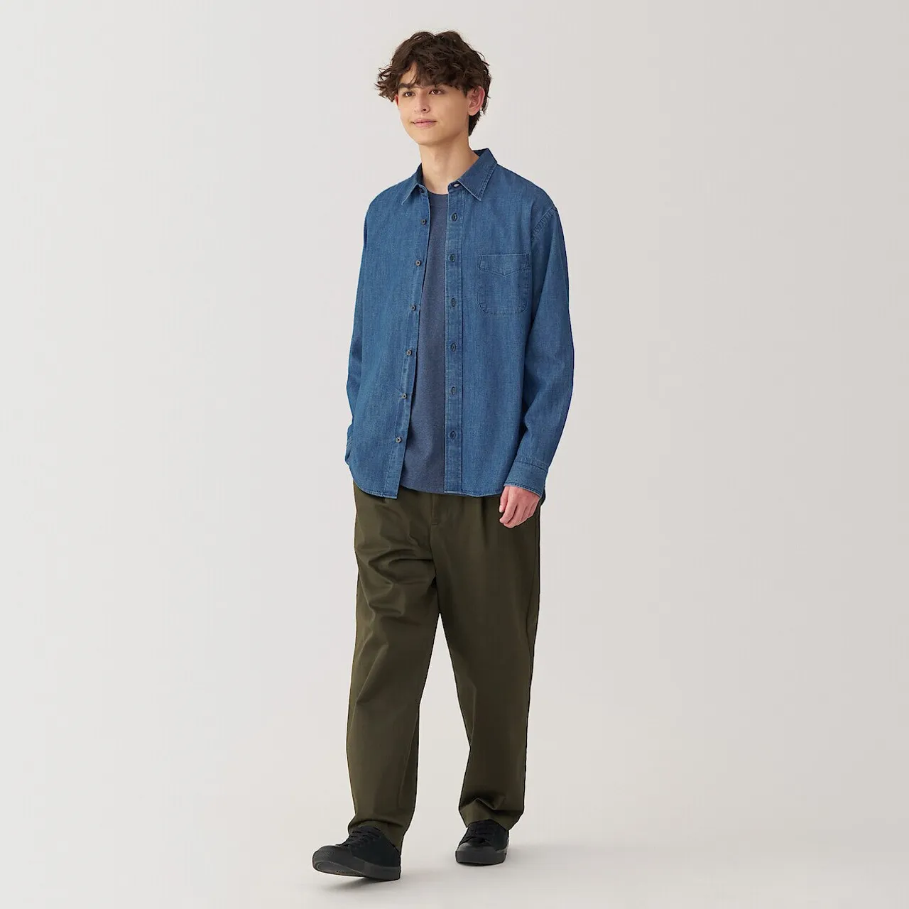 Camicia di jeans da uomo