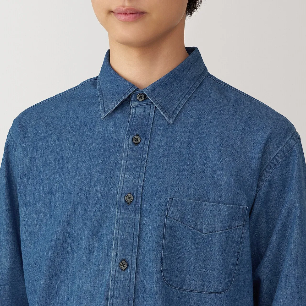 Camicia di jeans da uomo