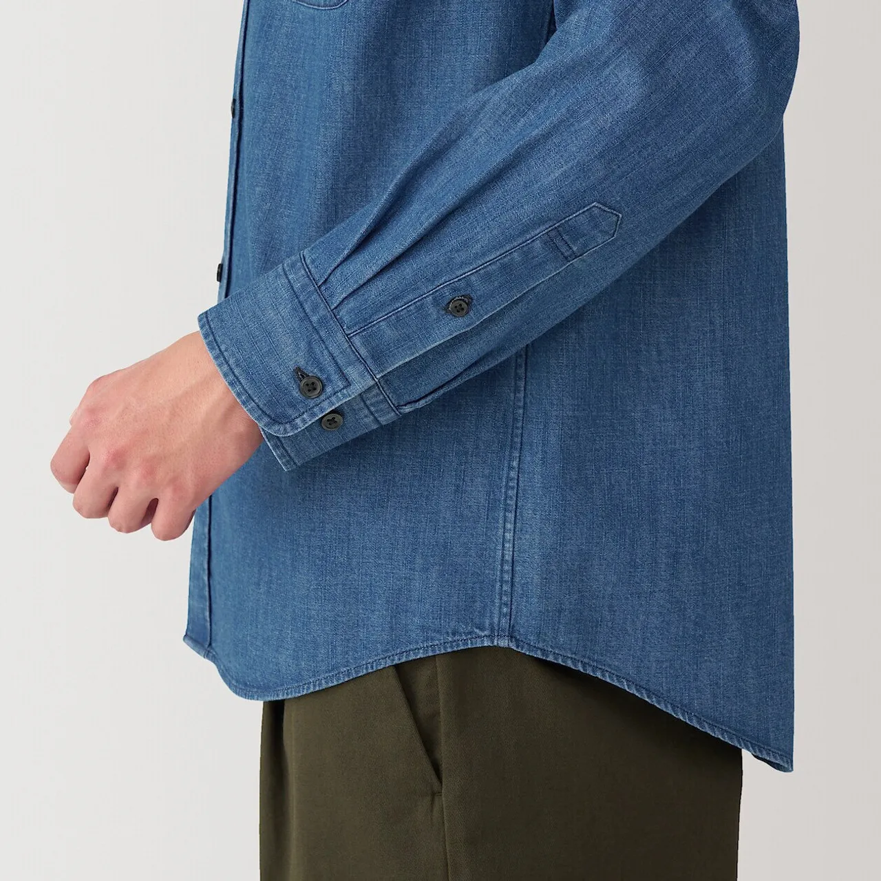 Camicia di jeans da uomo