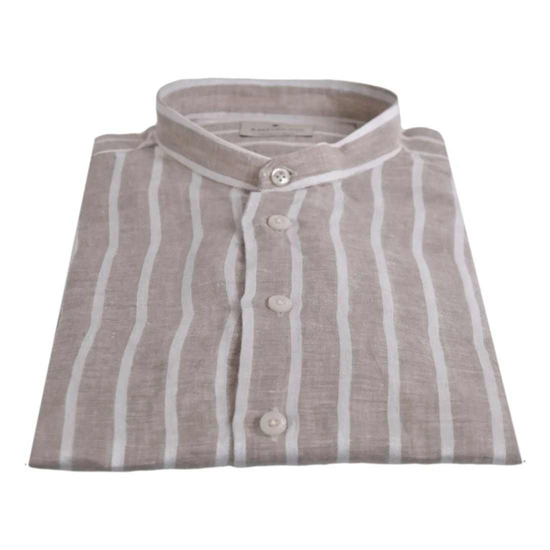CAMICIA IN LINO BASTONCINO B2620.COREANO 05