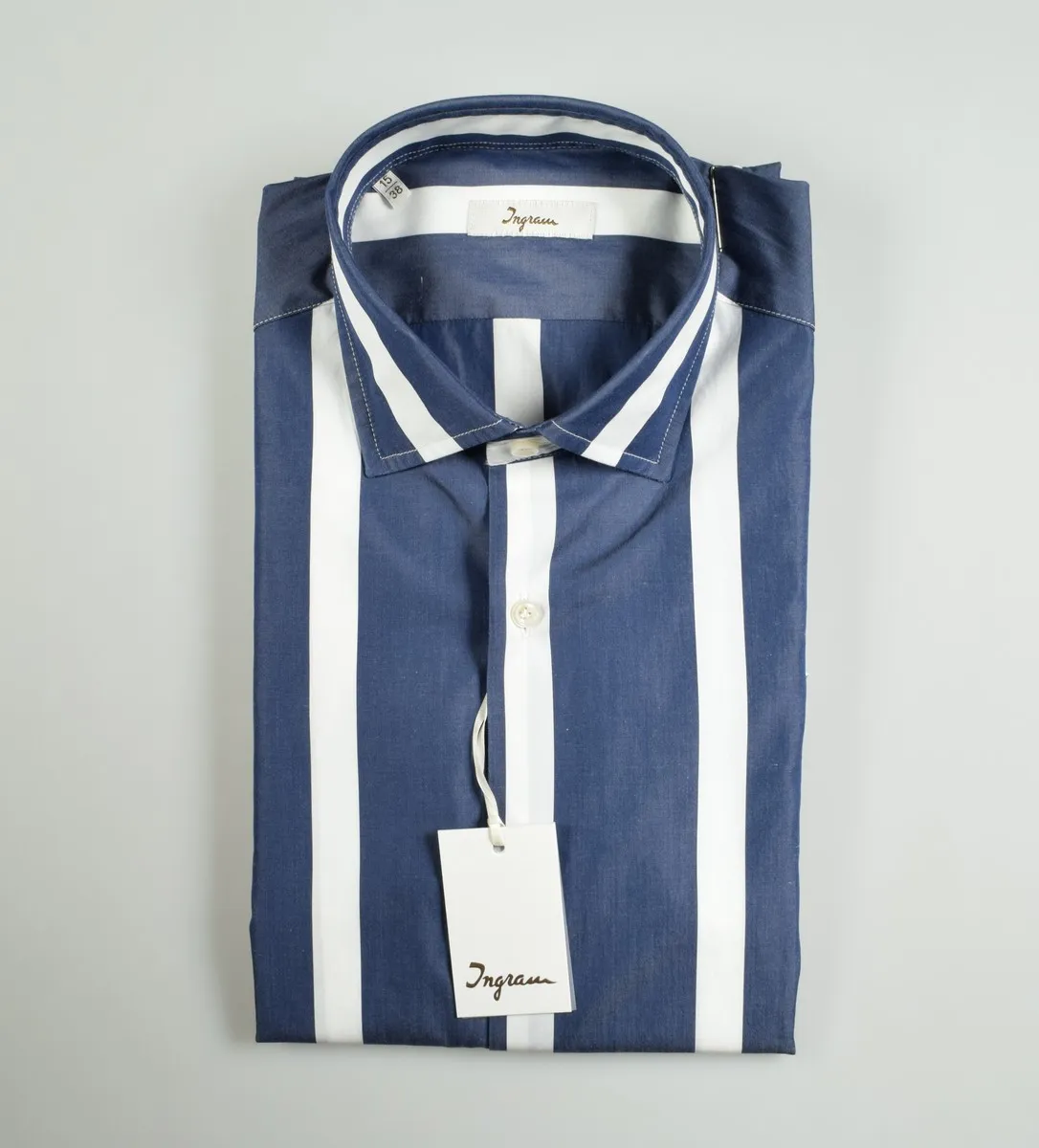 Camicia ingram slim fit a righe larghe in due colori