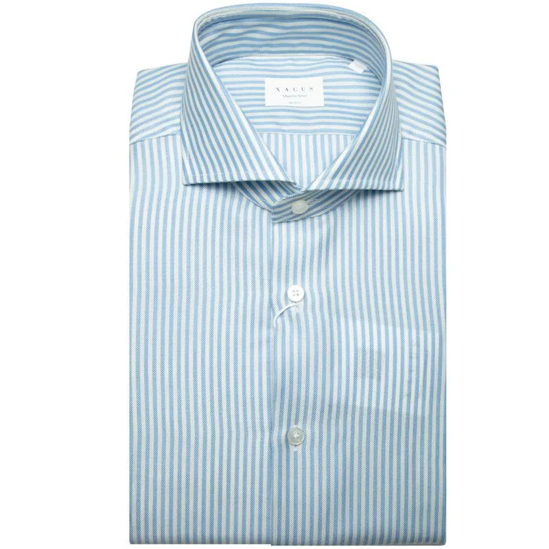 Camicia Merino Shirt a righe 