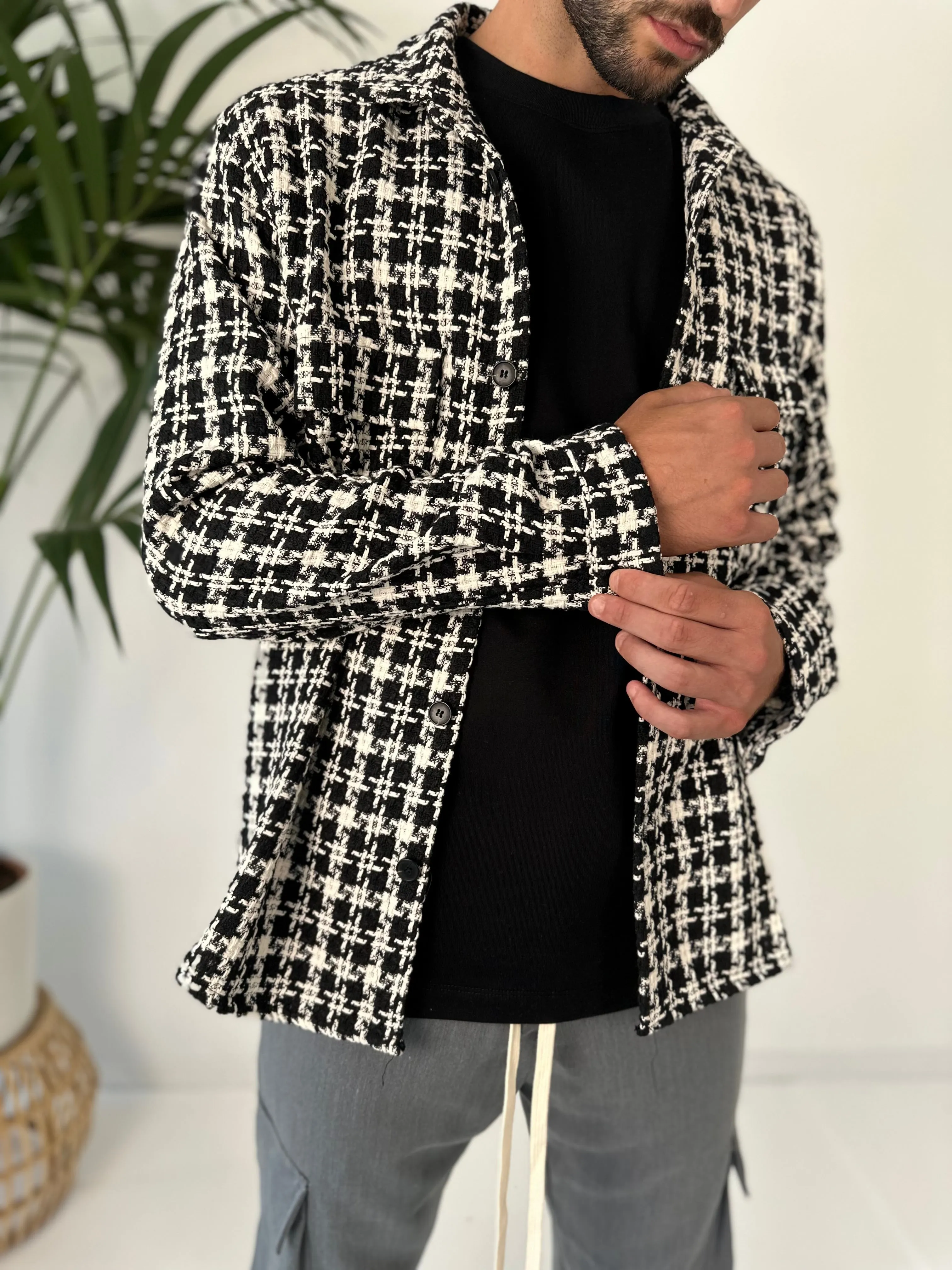 CAMICIA PIED DE POUL