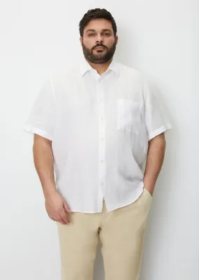 Camicia regolare in puro lino
