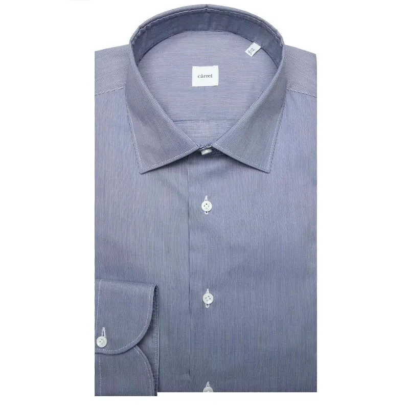Camicia regular fit a righe sottili 