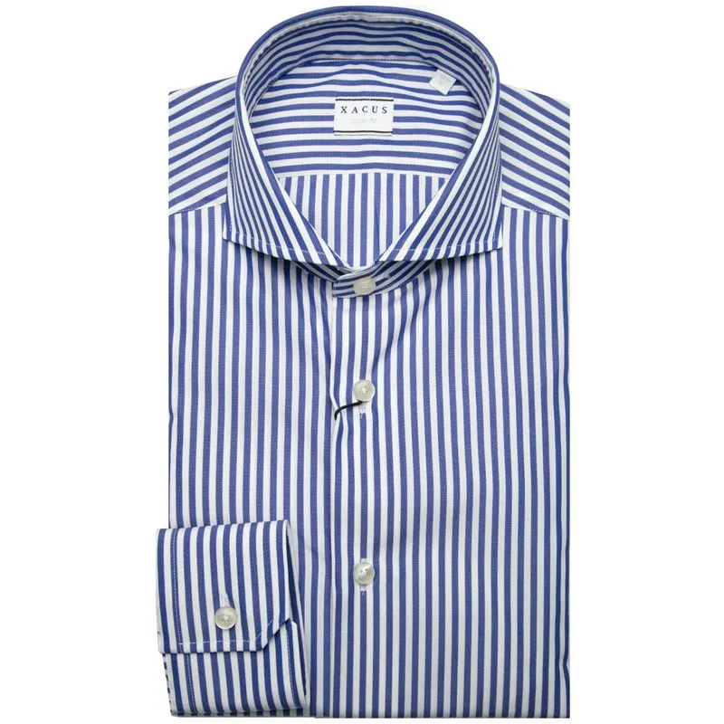Camicia tailor fit a righe in cotone 
