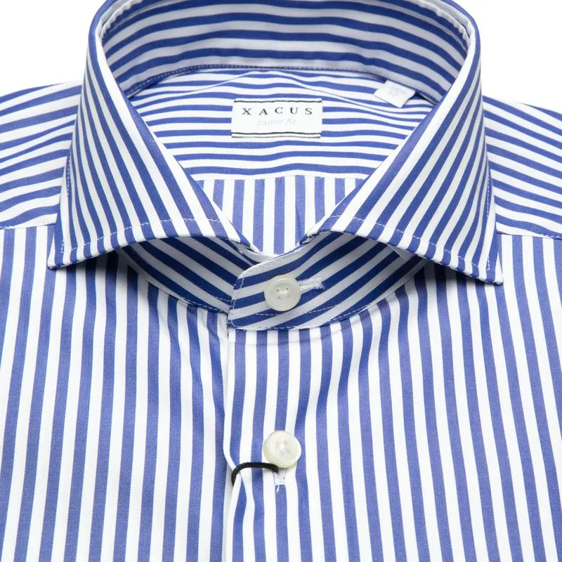Camicia tailor fit a righe in cotone 