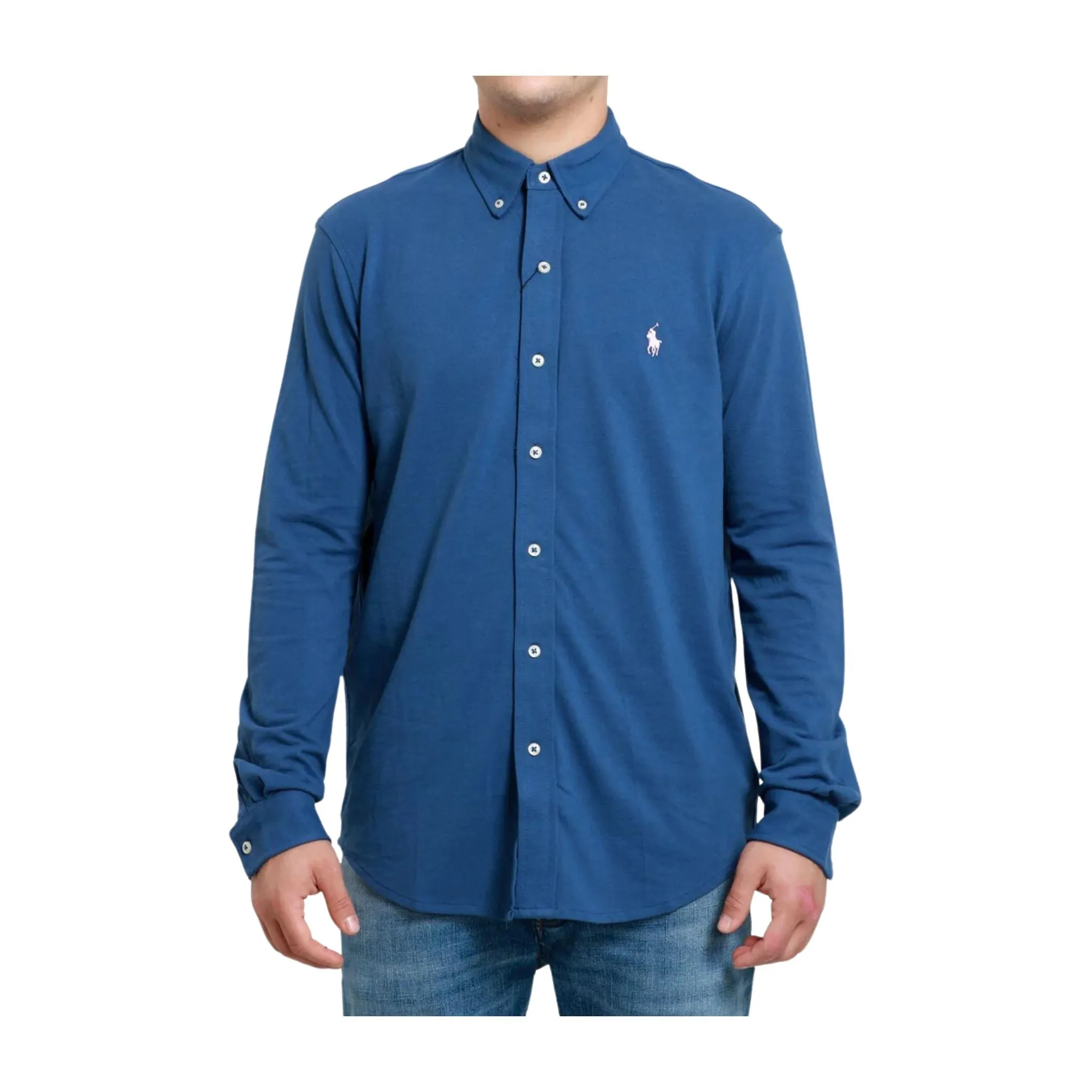 Camicia Uomo Azzurra classica